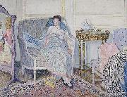 frederick carl frieseke In the Boudoir USA oil painting artist